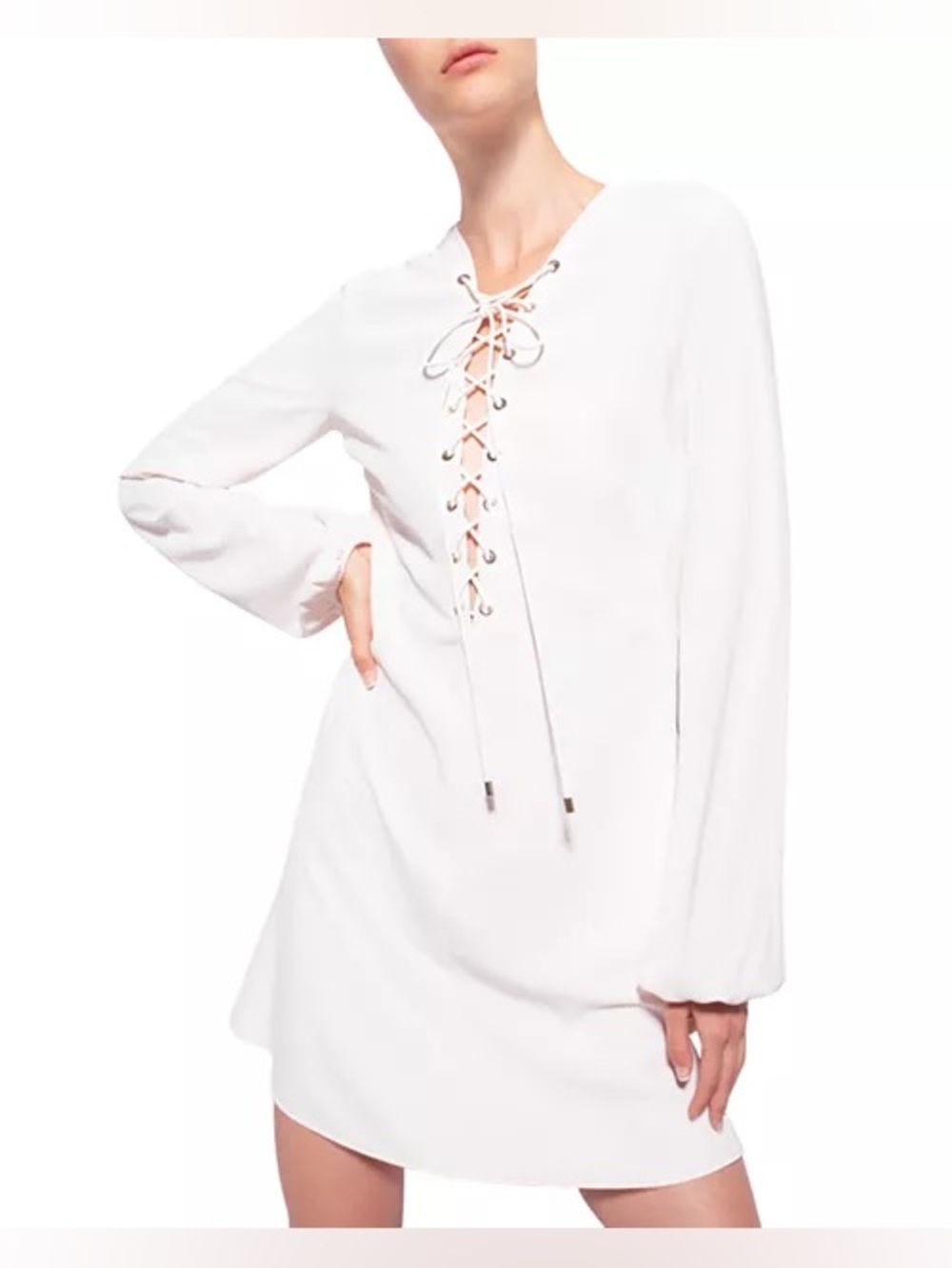 Pinko NEW Affabile Abito Lace Up Mini Dress